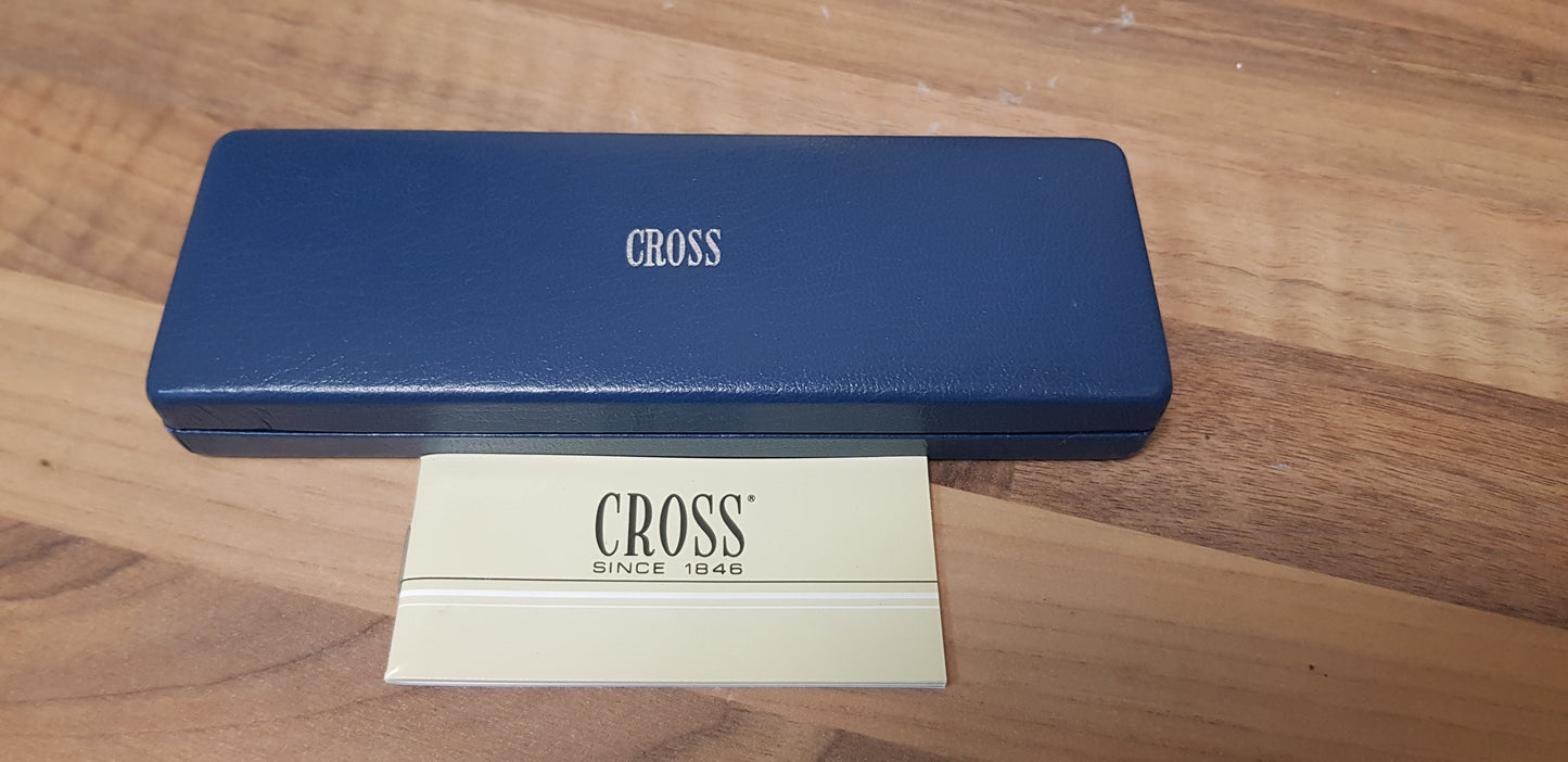 Vintage Cross Chrome Ballpoint Pen and Pencil Set