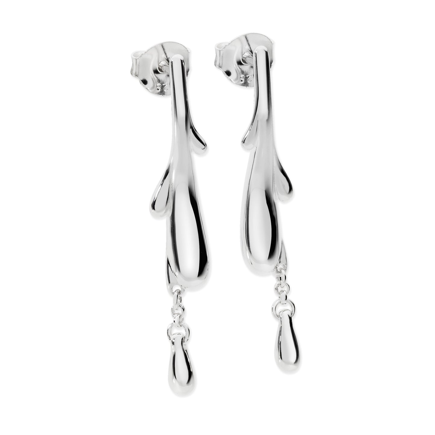 Lucy Q Sterling Silver Dripping Earrings