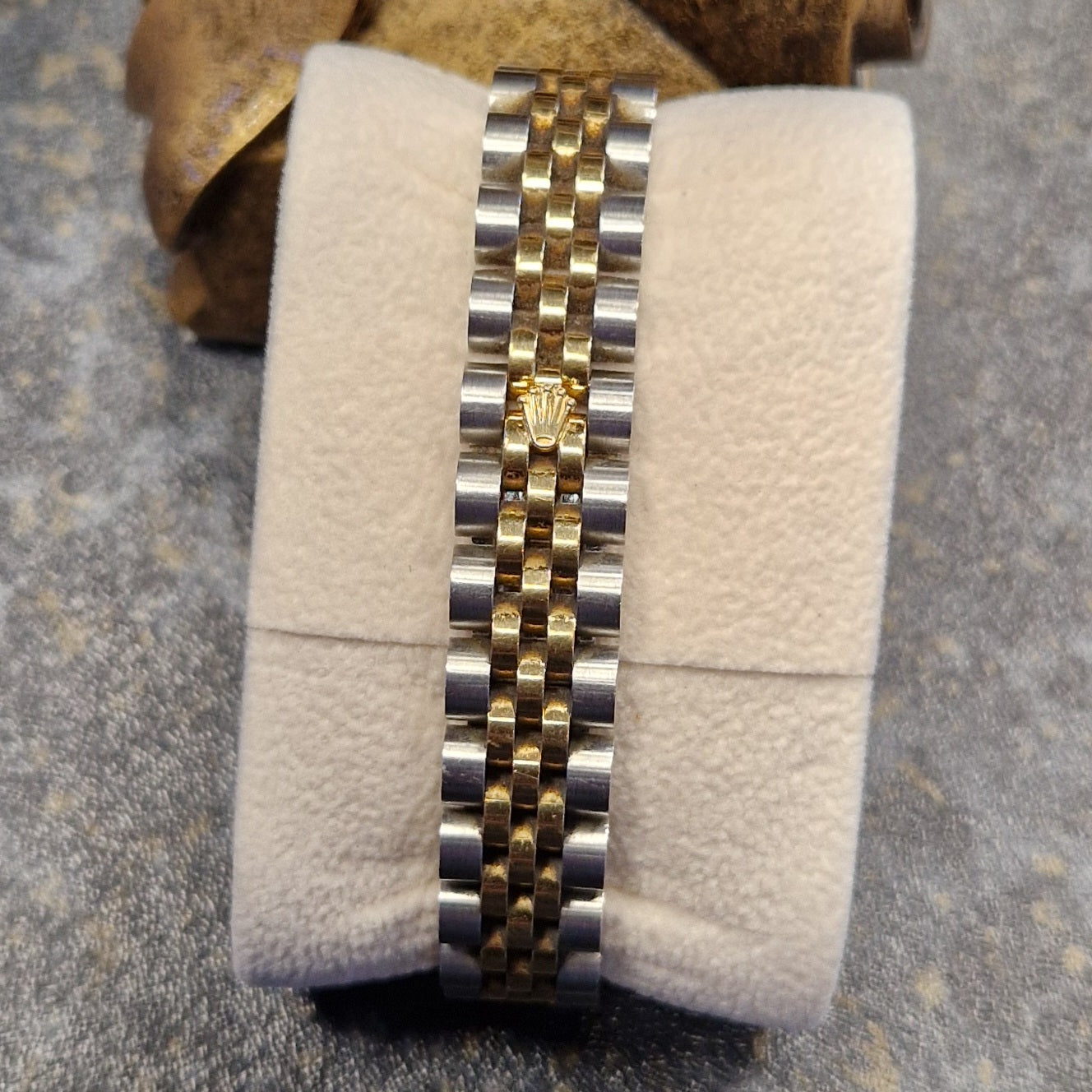 Pre-Owned Rolex Lady Datejust, model 179173 18K Gold & Steel Diamond Dial Full Set