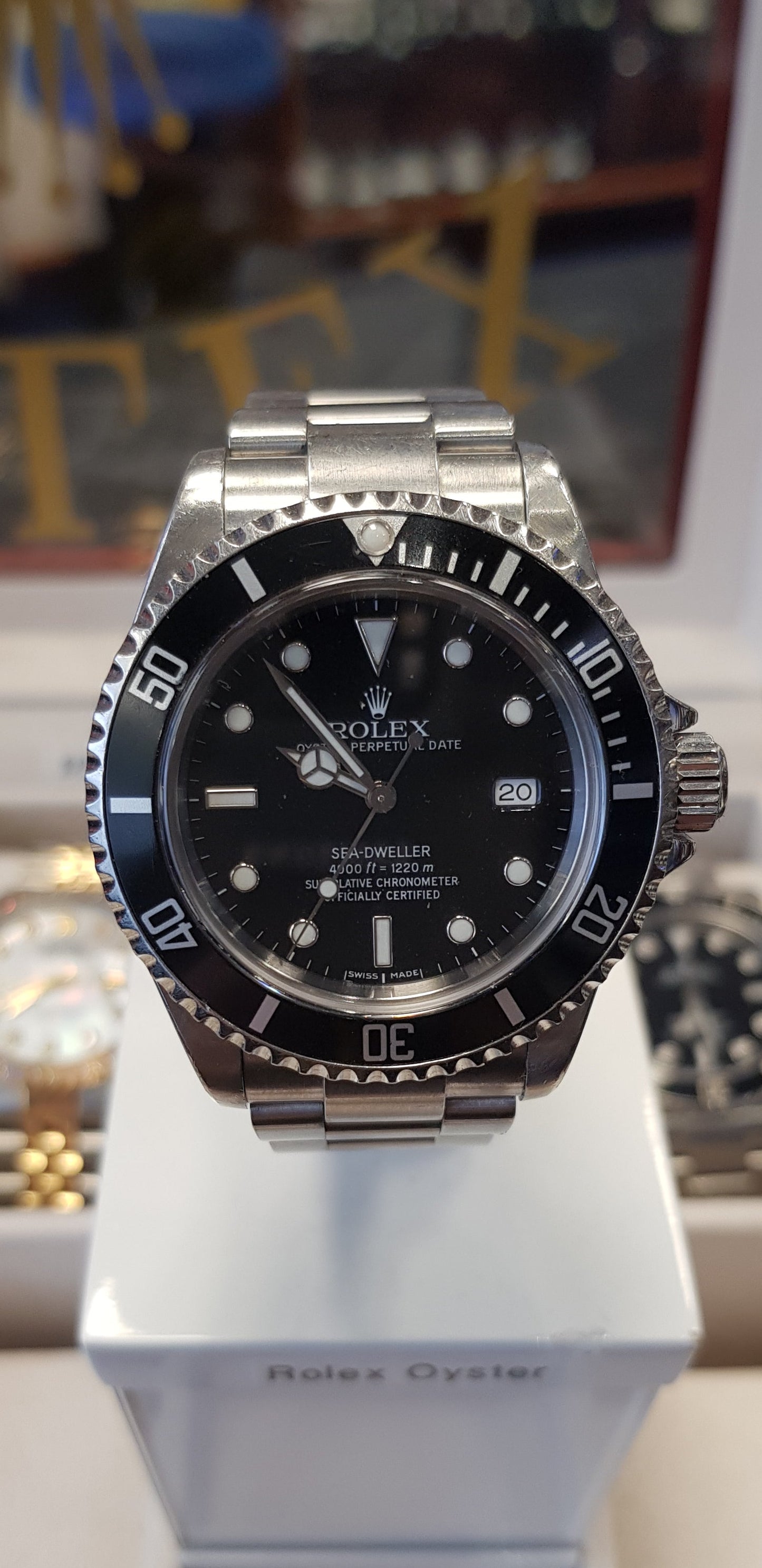 Pre-Loved Rolex Sea-Dweller, model 16600, Stainless Steel, 2002