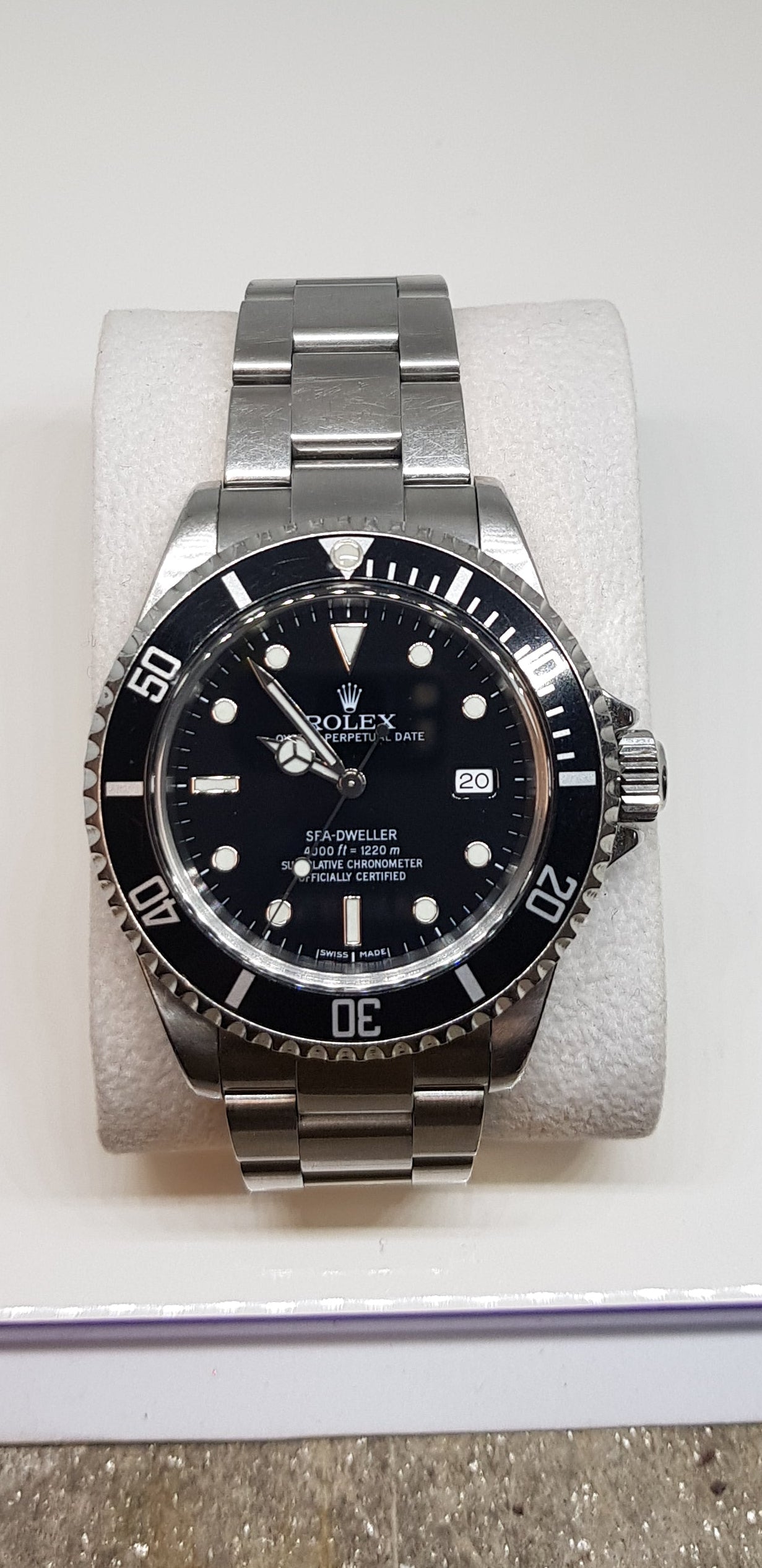 Pre-Loved Rolex Sea-Dweller, model 16600, Stainless Steel, 2002