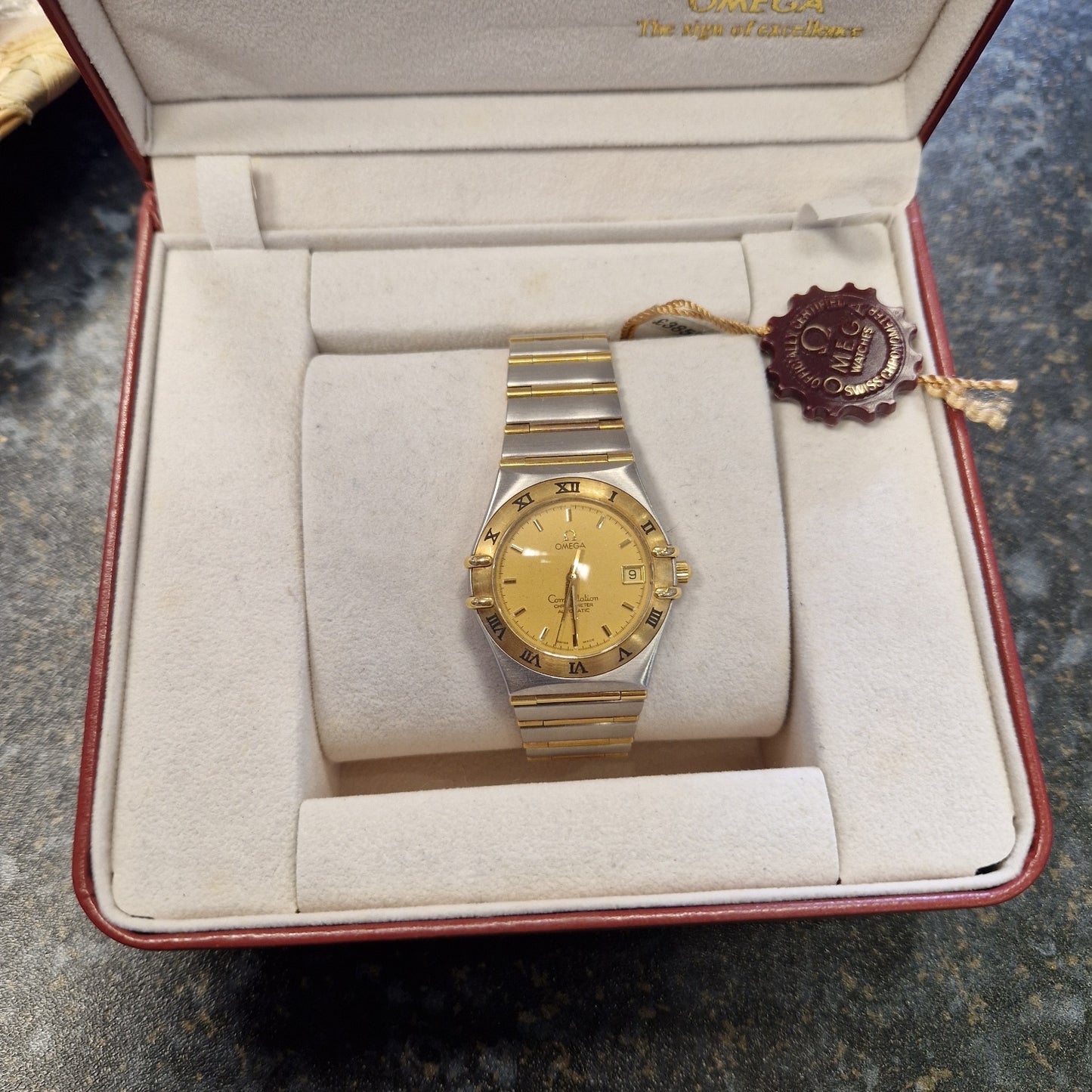 Pre-Owned OMEGA Constellation Automatic Chronometer SS/18ct Gold 36mm