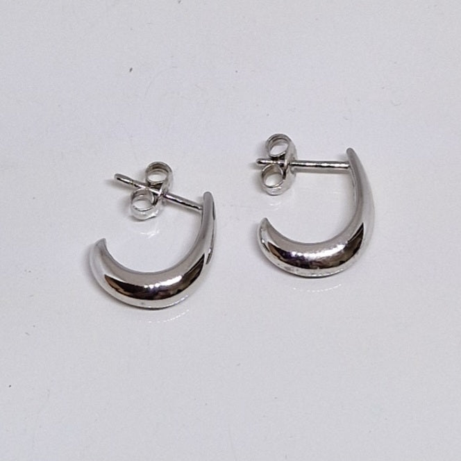 Hoopla Sterling Silver Hoop Creole Earrings