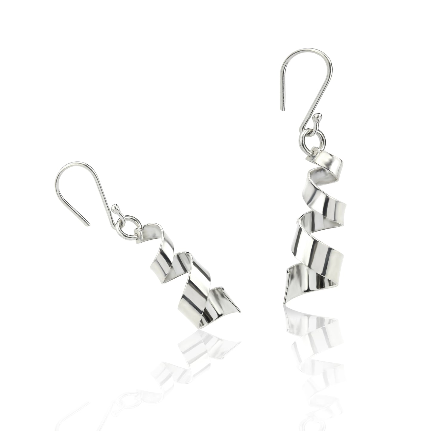 Silver Helter Skeltor Drop Earrings