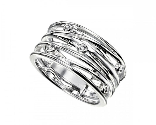 Silver Wrapped Wire Style Ring